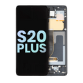 OLED Display with Frame for Samsung Galaxy S20 Plus 5G (Service Pack) (Cosmic Black)