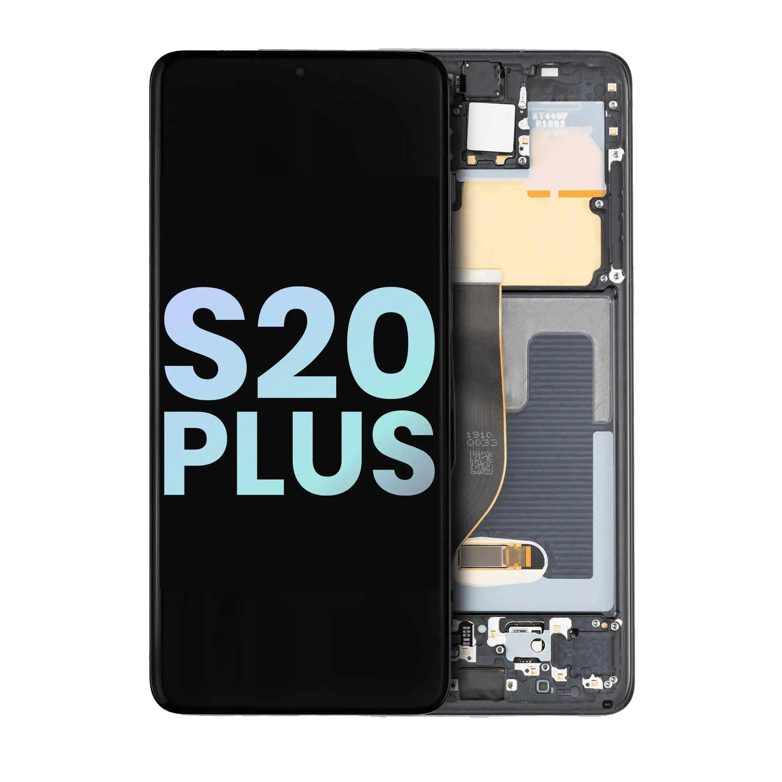 OLED Display with Frame for Samsung Galaxy S20 Plus 5G (Service Pack) (Cosmic Black)