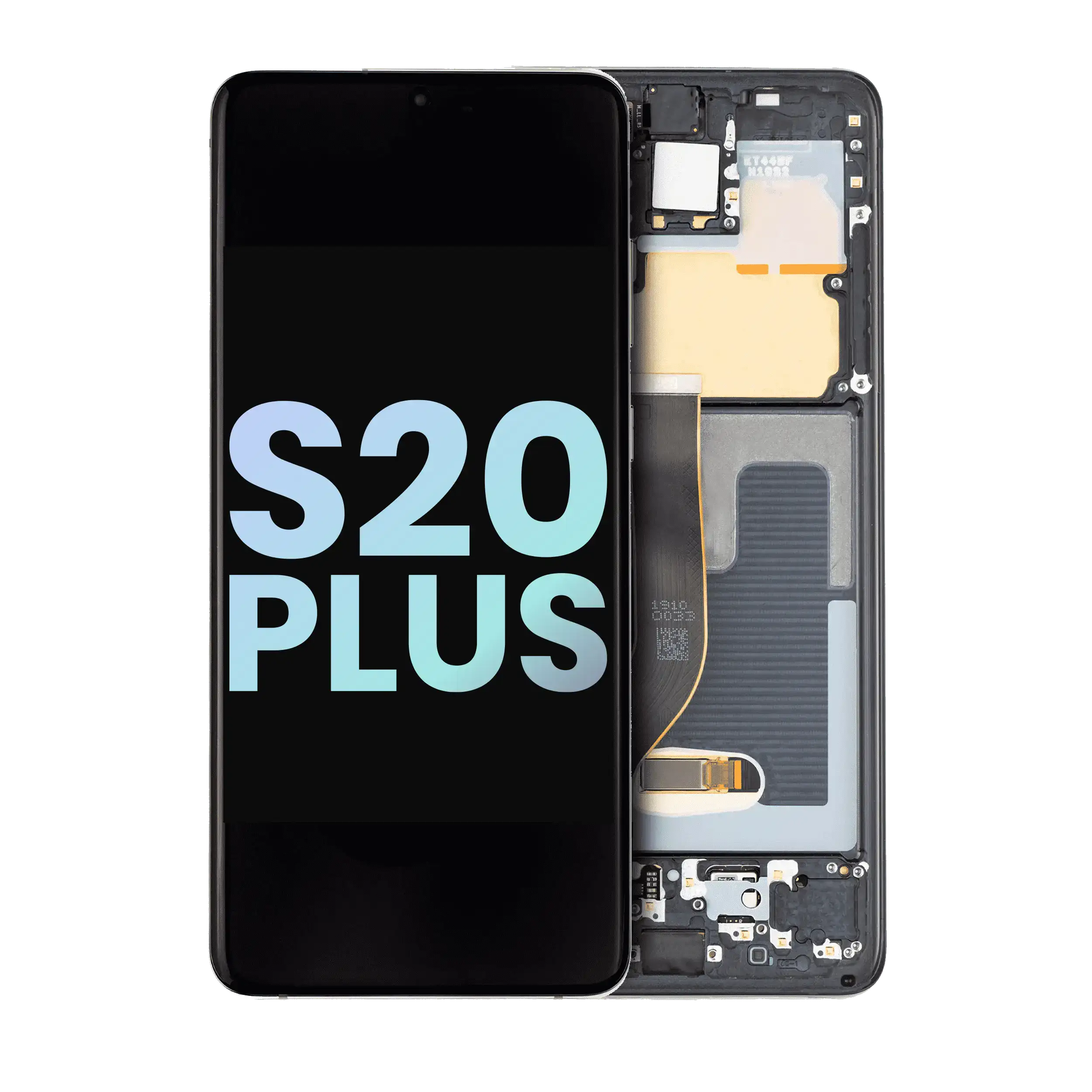 OLED Display with Frame for Samsung Galaxy S20 Plus 5G (Service Pack) (Cosmic Gray)