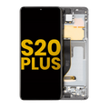 OLED Display with Frame for Samsung Galaxy S20 Plus 5G (Refurbished) (Cosmic Gray)