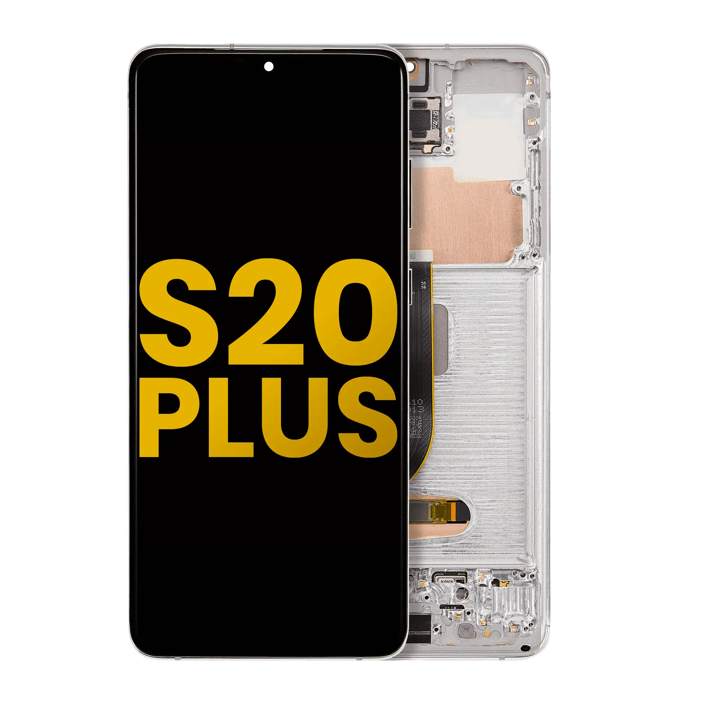 OLED-Display mit Rahmen für Samsung Galaxy S20 Plus 5G (Generalüberholt) (Cloud