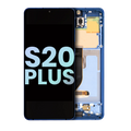 OLED Display with Frame for Samsung Galaxy S20 Plus 5G (Service Pack) (Aura Blue)