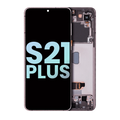 OLED-Display mit Rahmen Samsung S21 Plus 5G Service Pack Phantom Violett