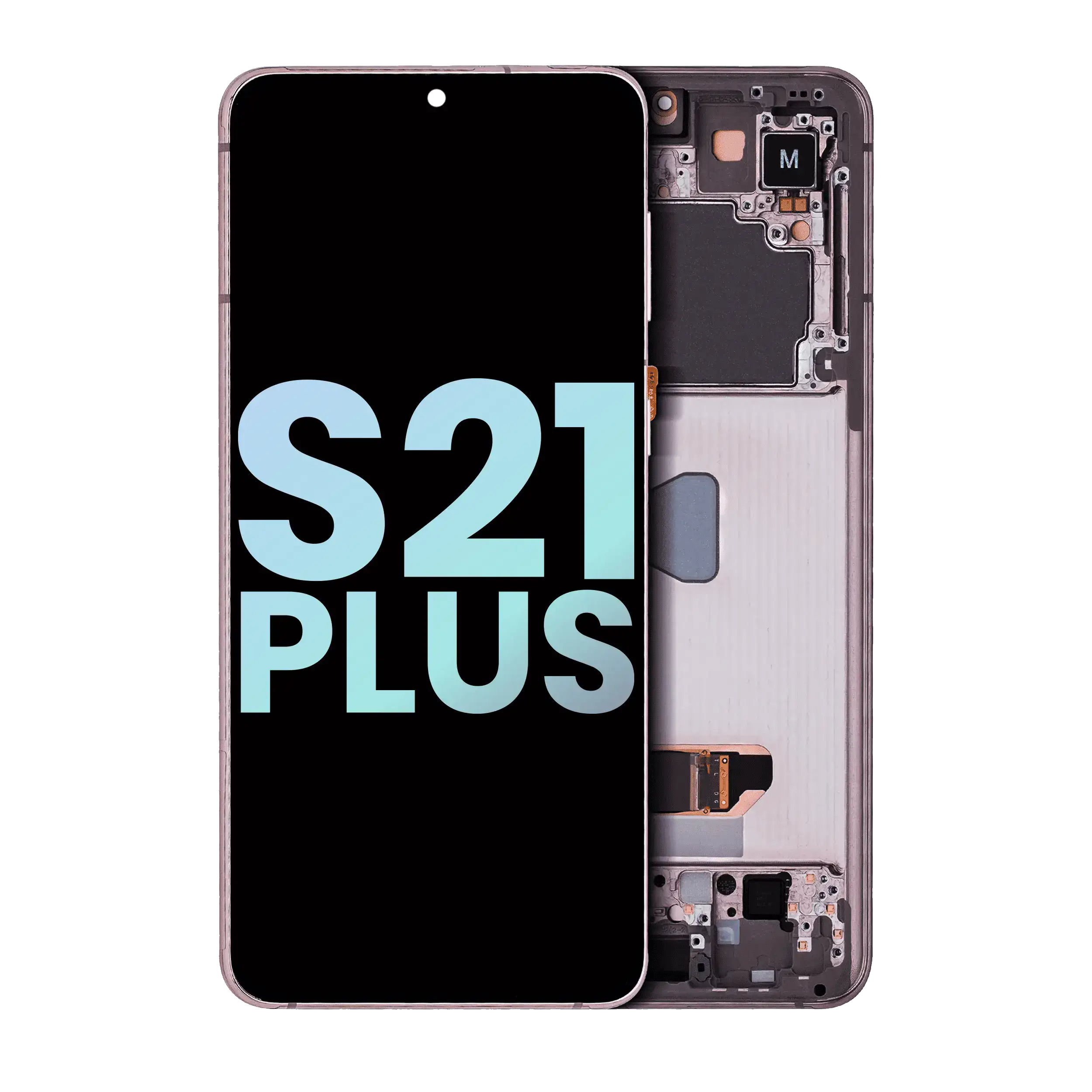 OLED-Display mit Rahmen Samsung S21 Plus 5G Service Pack Phantom Violett