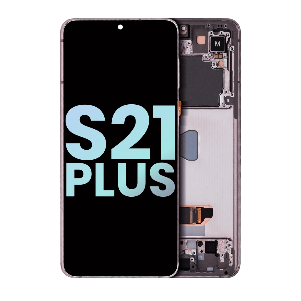 OLED-Display mit Rahmen Samsung S21 Plus 5G Service Pack Phantom Violett