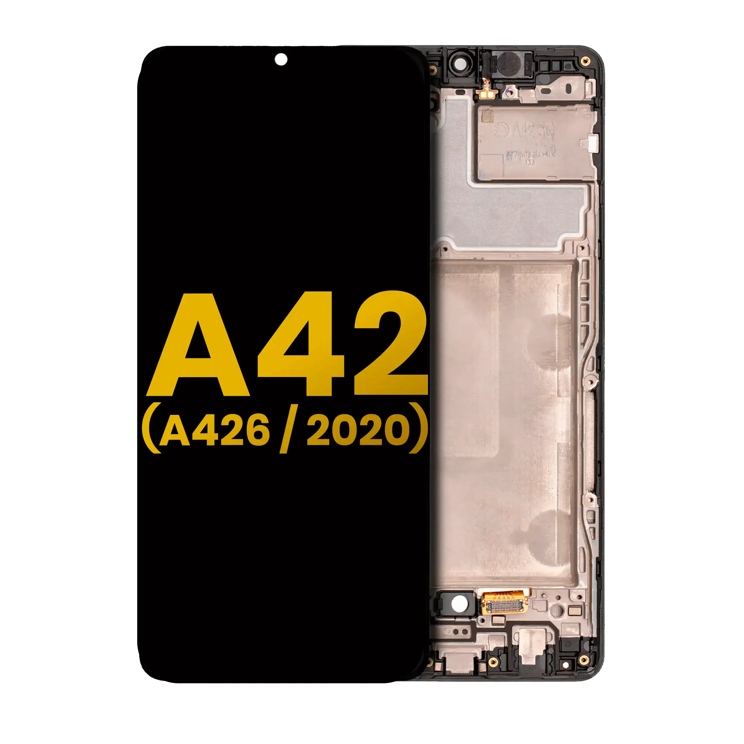 Samsung Galaxy A42 5G OLED-Display mit Rahmen Refurbished Prism Schwarz