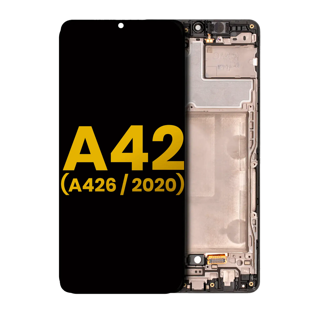 Samsung Galaxy A42 5G OLED-Display mit Rahmen Refurbished Prism Schwarz