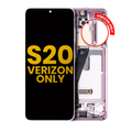 OLED Display with Frame for Samsung Galaxy S20 5G (Verizon 5G UW Frame Only) – Cloud Pink (Refurbished)