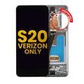 OLED-Display mit Rahmen für Samsung Galaxy S20 Schwarz (Refurbished)