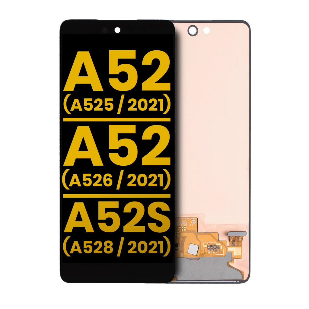 OLED-Display ohne Rahmen für Samsung A52/A52s Refurbished