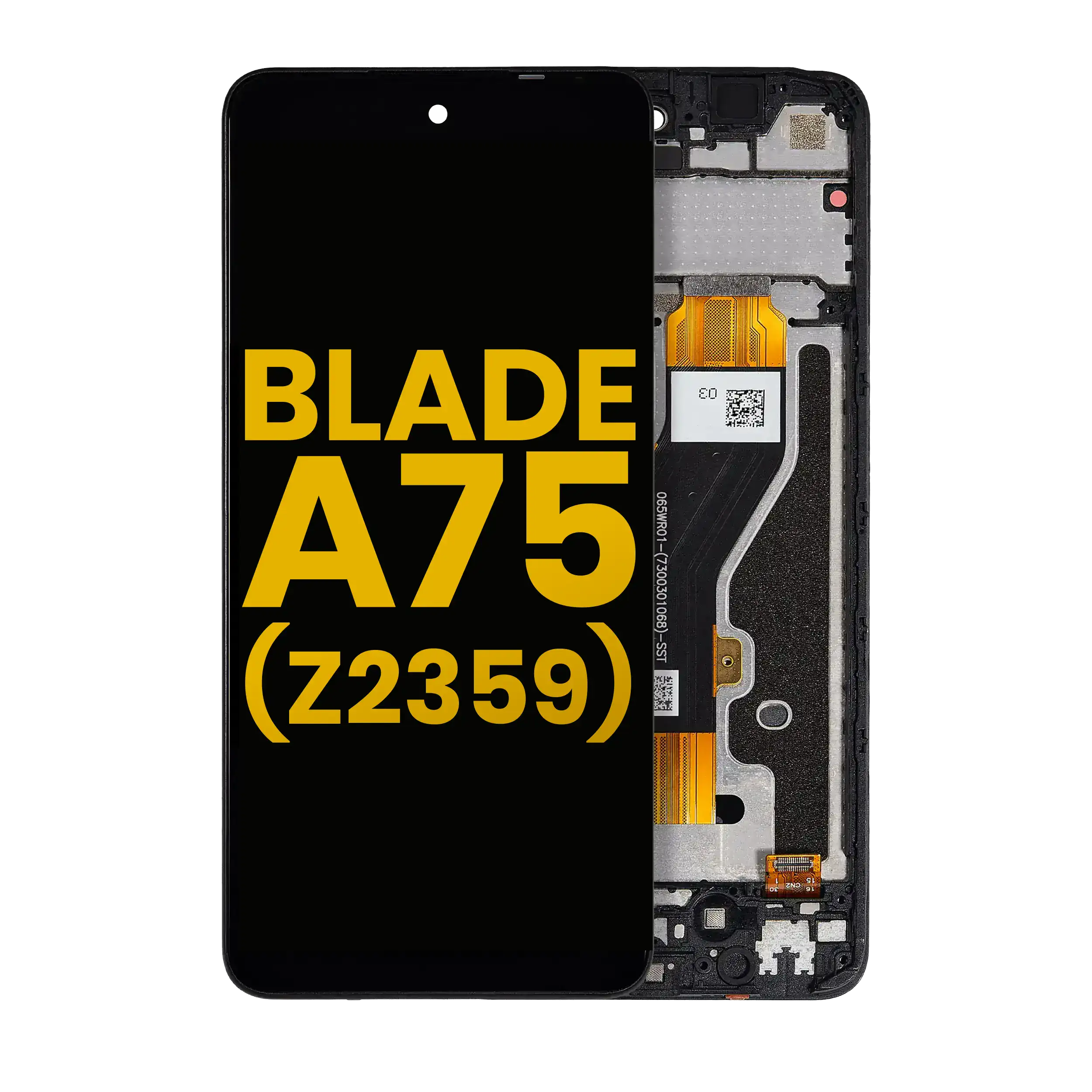 LCD Display with Frame for ZTE Blade A75 4G (Z2359) (Refurbished) (All Colors)