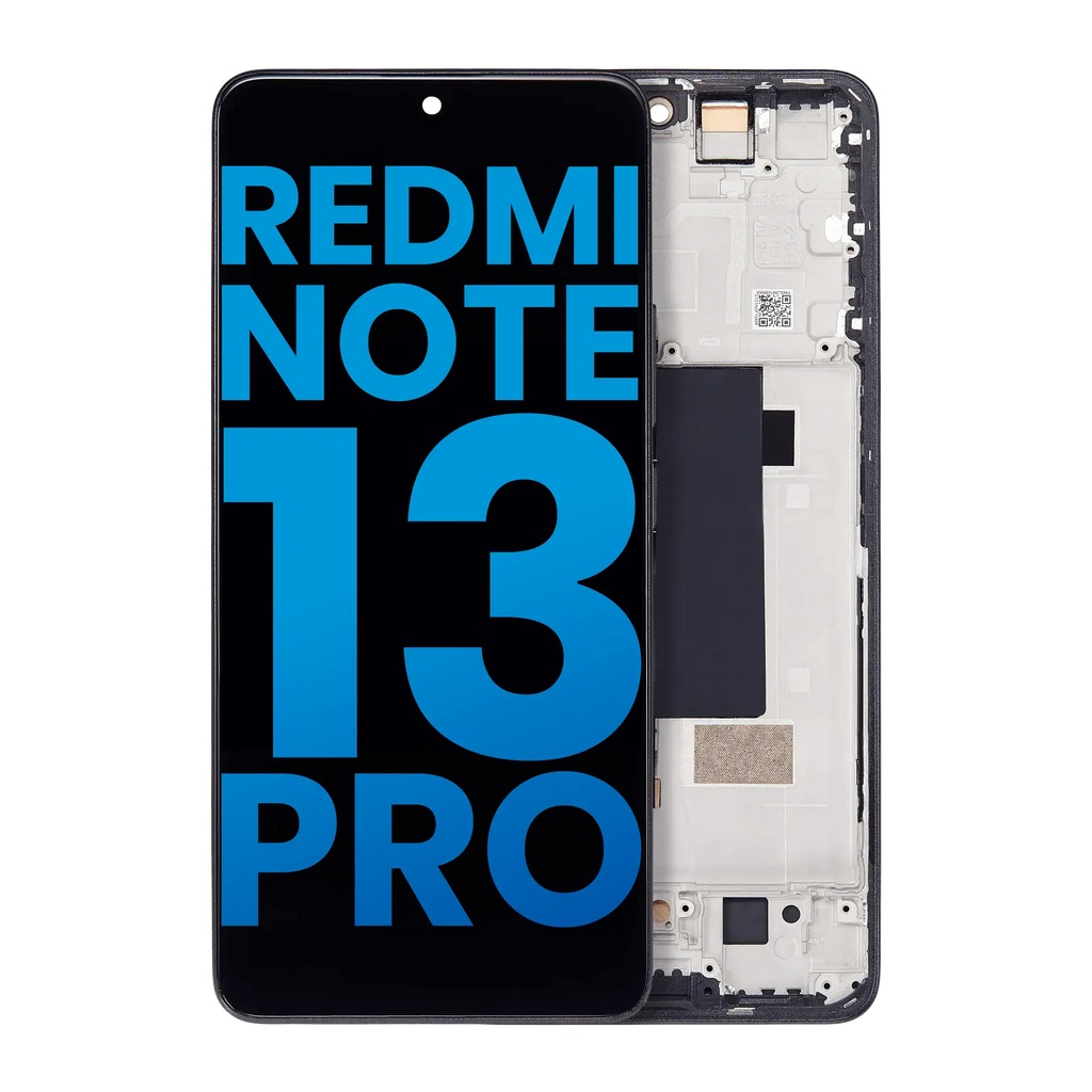 LCD Display with Frame for Xiaomi Redmi Note 13 Pro 5G (Aftermarket: Incell) (Midnight Black)