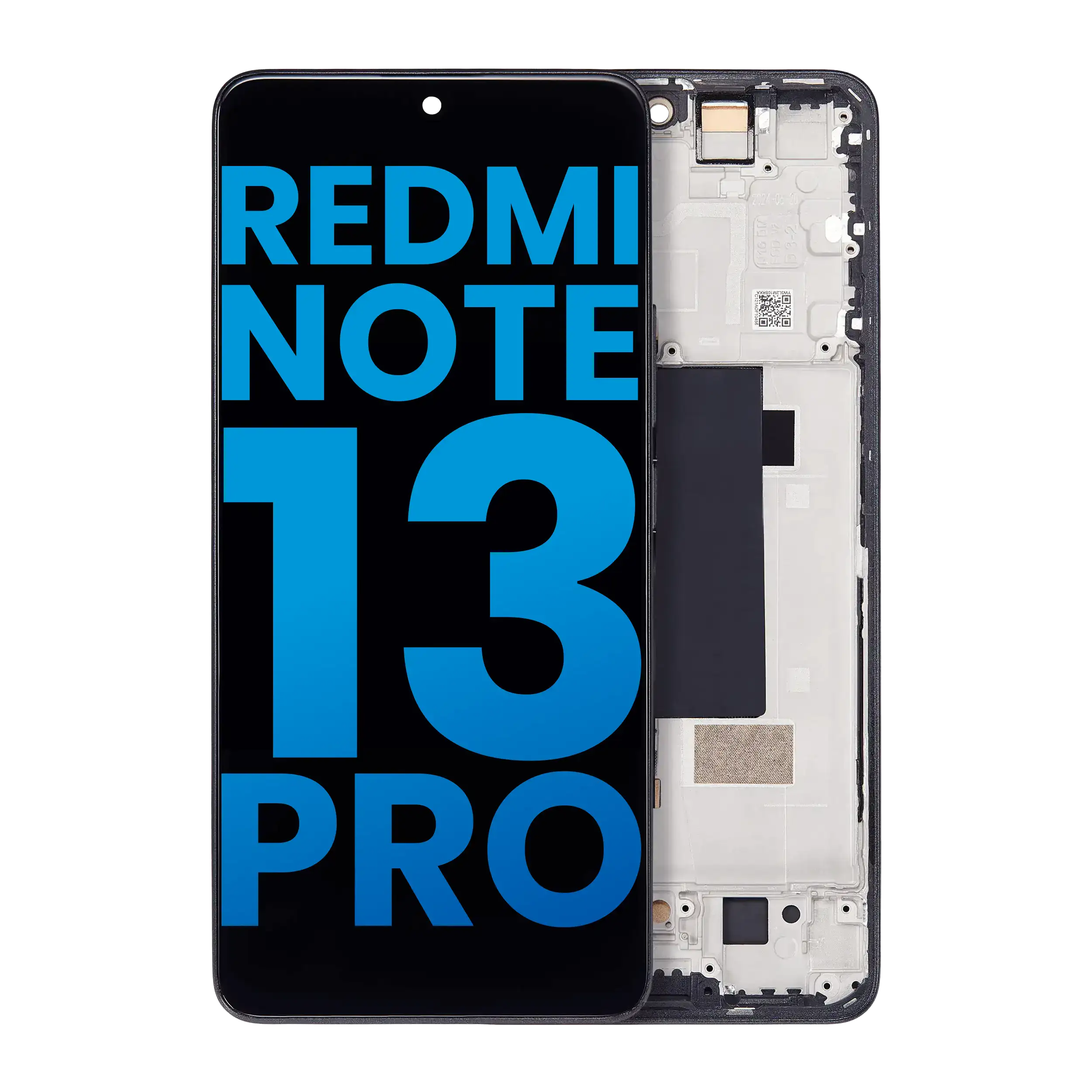 LCD Display with Frame for Xiaomi Redmi Note 13 Pro 5G (Aftermarket: Incell) (Midnight Black)