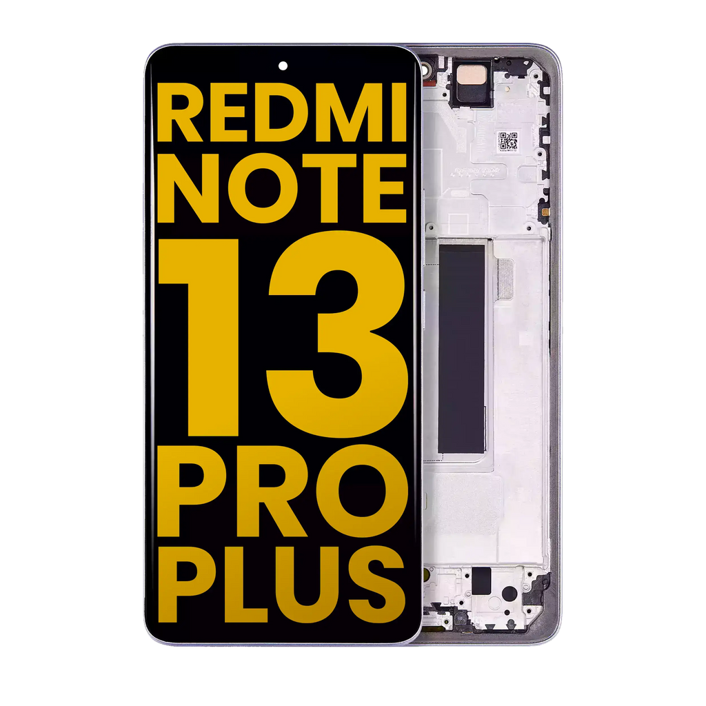 OLED-Display mit Rahmen für Xiaomi Redmi Note 13 Pro Plus (Refurbished) (Lila)