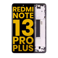OLED-Display mit Rahmen für Xiaomi Redmi Note 13 Pro Plus (Refurb.) (Schwarz)
