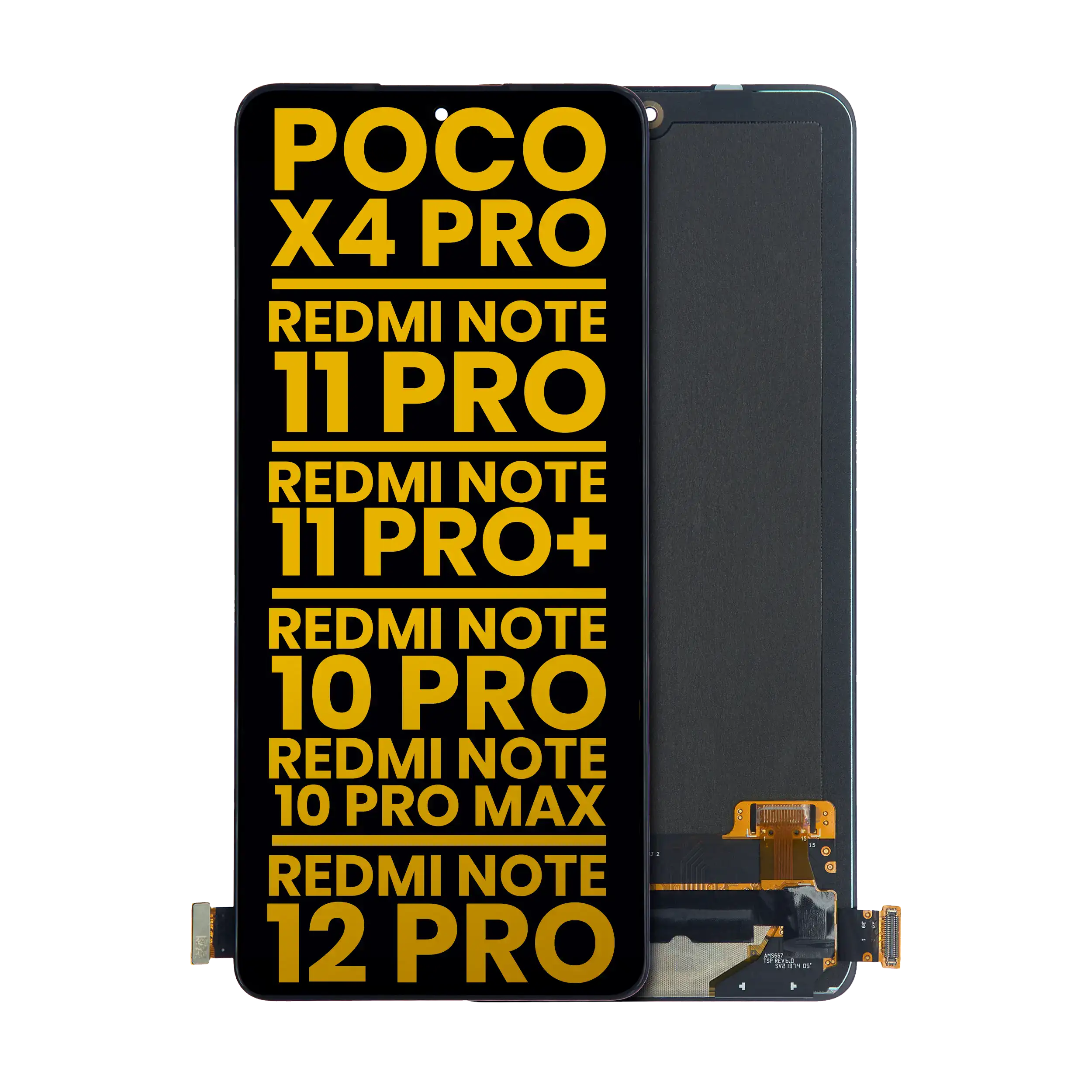Xiaomi Poco X4 Pro 5G / Redmi Note 11 Pro OLED-Display ohne Rahmen Refurbished