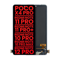 OLED-Display ohne Rahmen für Poco X4 Pro & Redmi Note 11/10/12 Pro (Premium)