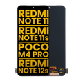 OLED-Display ohne Rahmen für Redmi Note 11/12S Refurbished