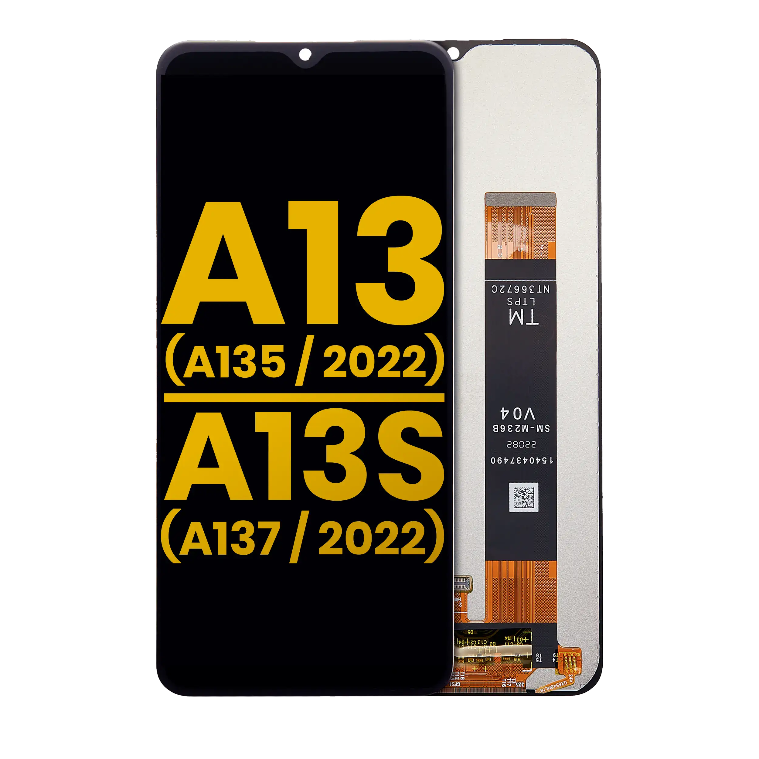 LCD-Display ohne Rahmen Samsung Galaxy A13 4G/A13s Refurbished