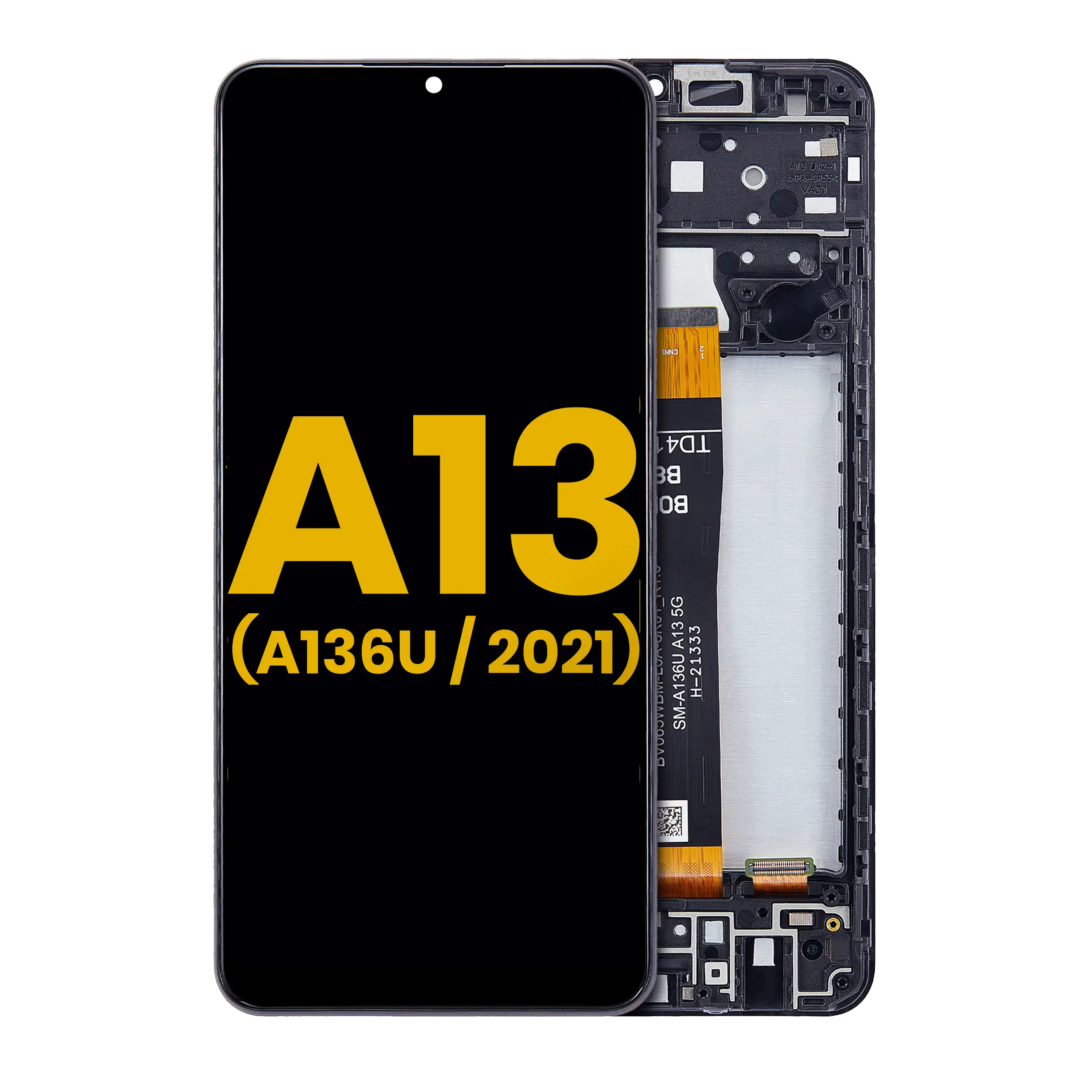 LCD Display with Frame for Samsung Galaxy A13 5G (A136U / 2021) – Refurbished (All Colors)