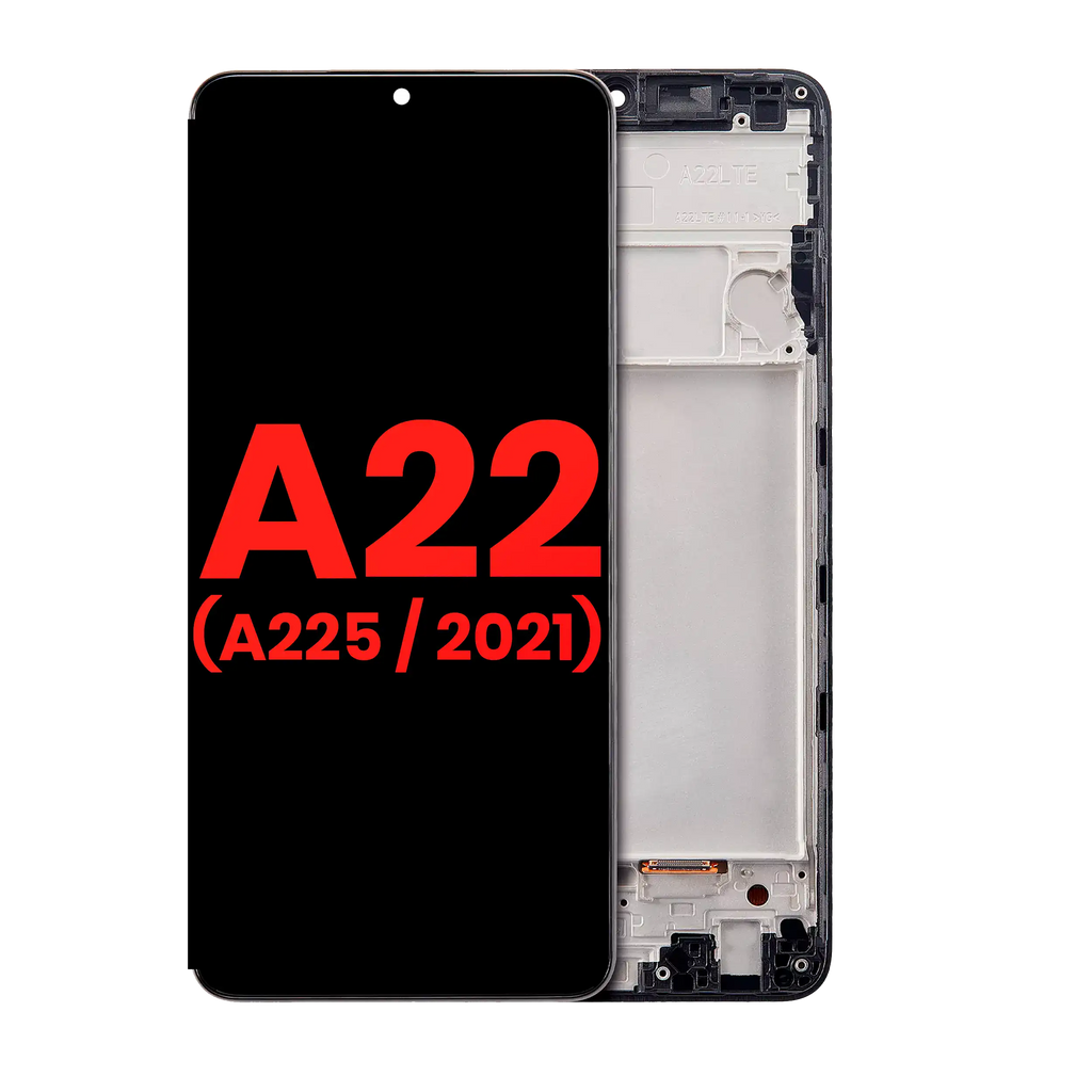 Samsung Galaxy A22 4G (A225) OLED-Display mit Rahmen Aftermarket Plus