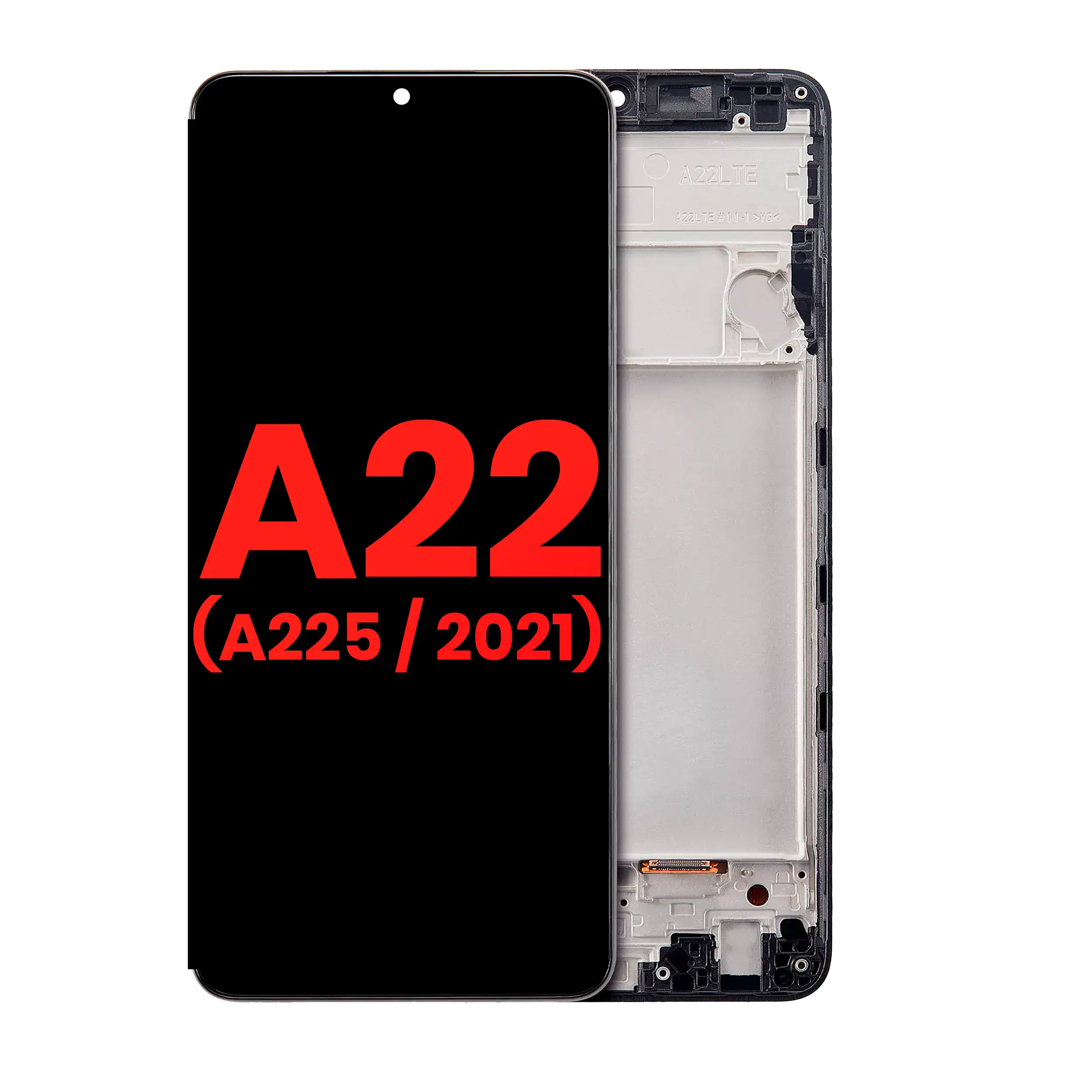 Samsung Galaxy A22 4G (A225) OLED-Display mit Rahmen Aftermarket Plus