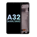 LCD-Display mit Rahmen Samsung Galaxy A32 4G Schwarz Service Pack