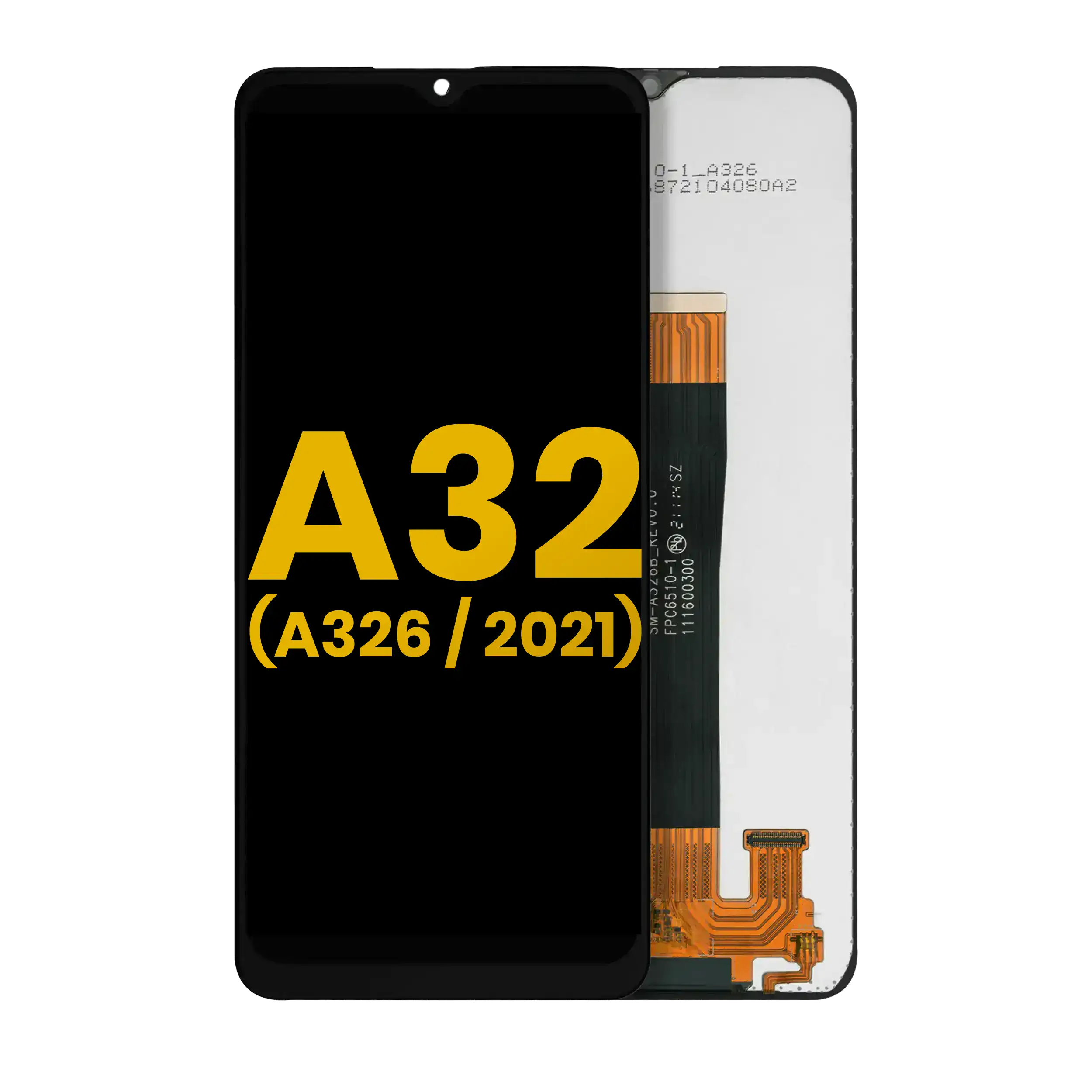 LCD-Display ohne Rahmen für Samsung Galaxy A32 5G (A326 / 2021) (All Models) (Refurbished) (Awesome Black)