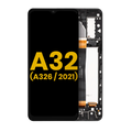LCD Complete Assembly with Frame for Samsung Galaxy A32 5G (A326 / 2021) (All Models) (Refurbished) (Awesome Black)