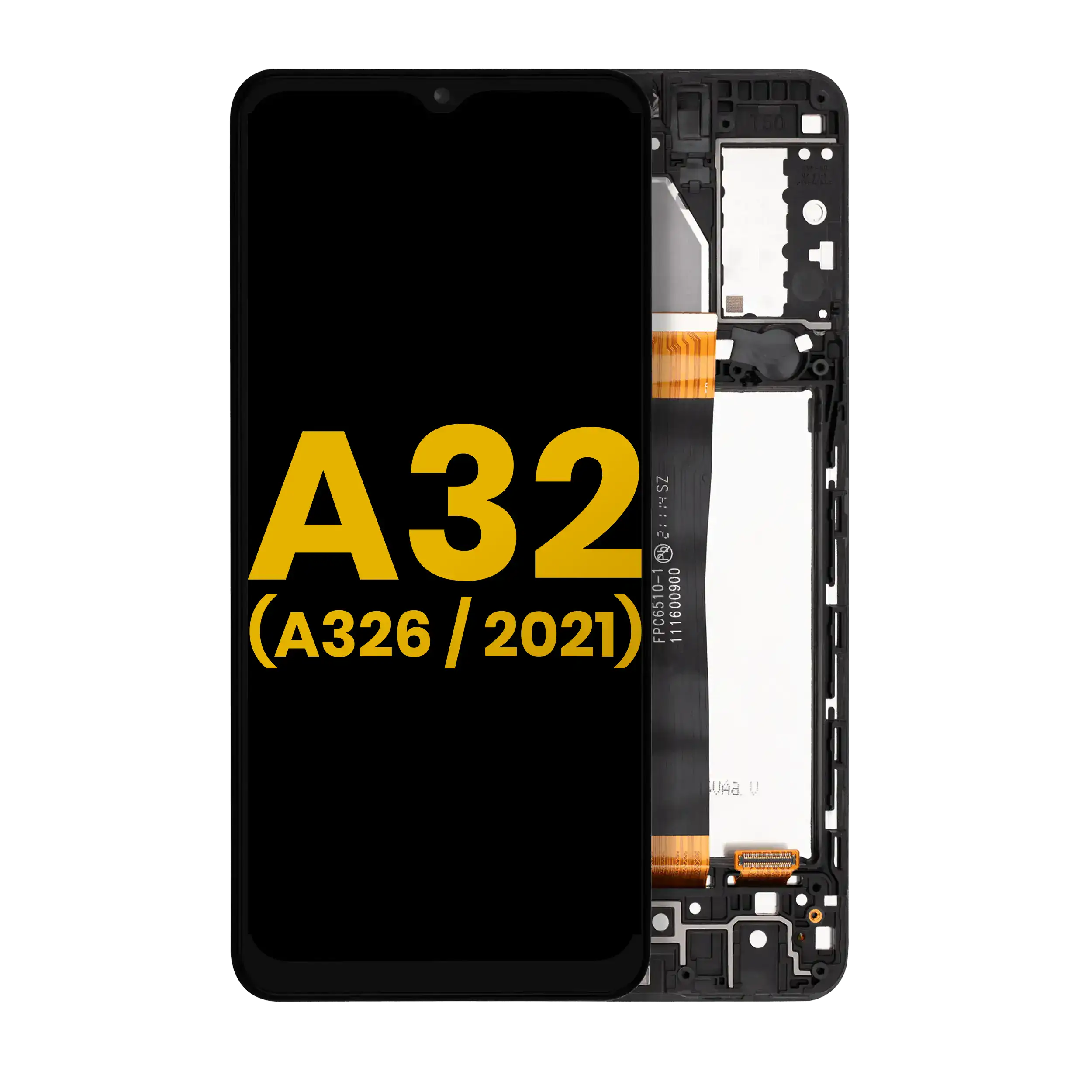 LCD Complete Assembly with Frame for Samsung Galaxy A32 5G (A326 / 2021) (All Models) (Refurbished) (Awesome Black)