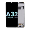 Samsung Galaxy A32 5G LCD-Display mit Rahmen Service Pack Awesome Black