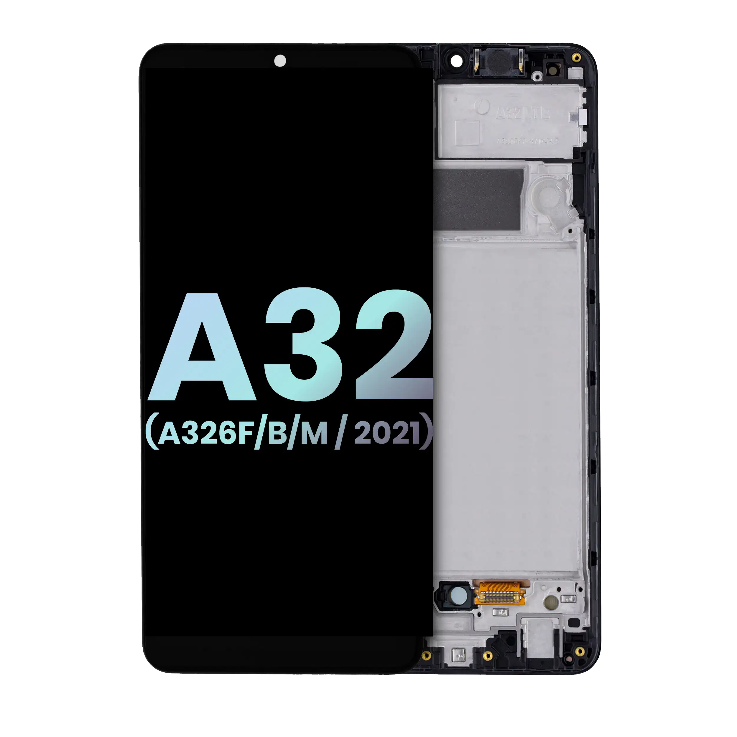 Samsung Galaxy A32 5G LCD-Display mit Rahmen Service Pack Awesome Black