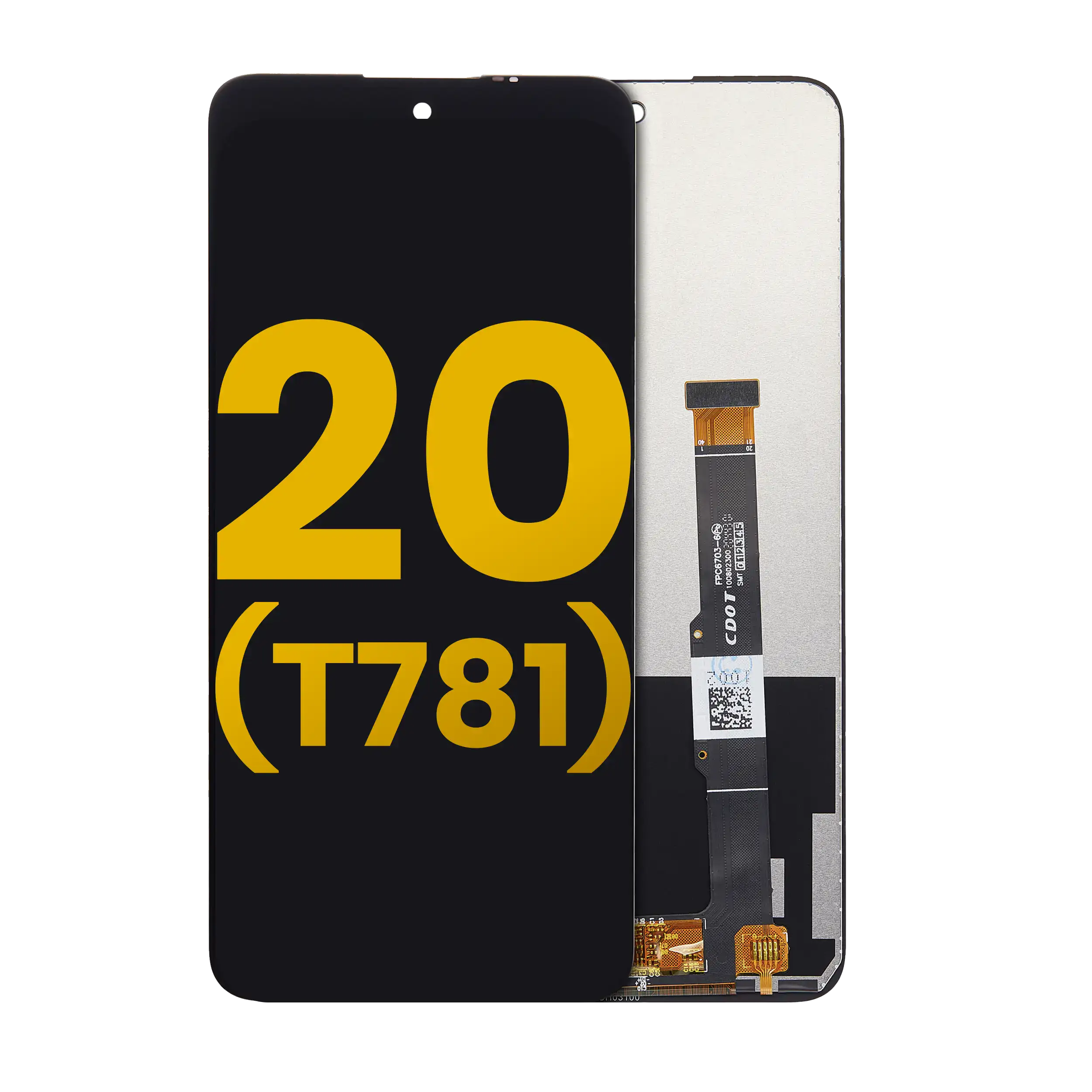 LCD-Display ohne Rahmen für TCL 20 5G (T781) (Refurbished) (Alle Farben)