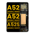 OLED Display with Frame for Samsung Galaxy A52 4G/5G/A52S (2021) – Refurbished – Awesome Blue