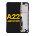 LCD Display with Frame for Samsung A22 5G (A226 / 2021) (Refurbished) (All Colors)