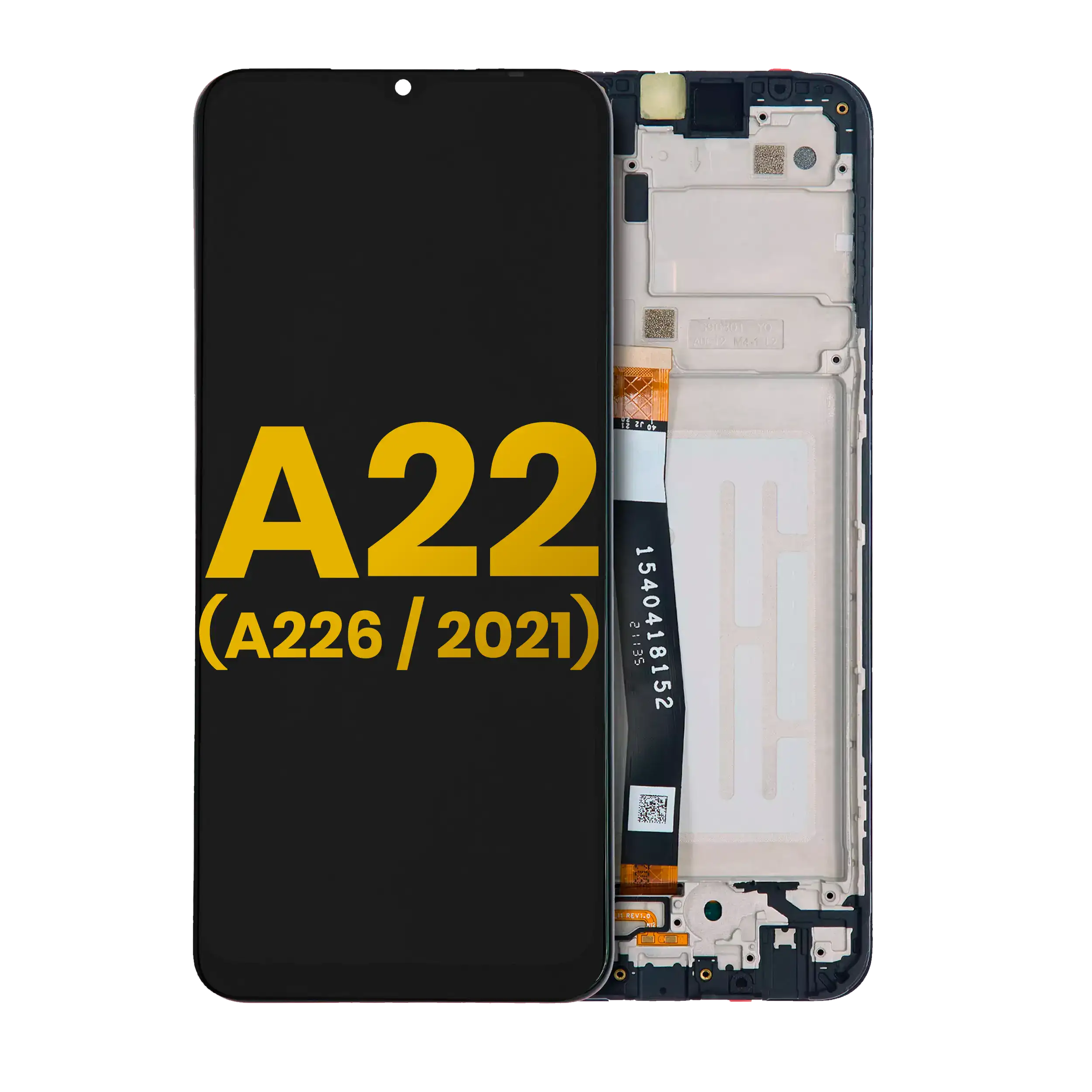 LCD Display with Frame for Samsung A22 5G (A226 / 2021) (Refurbished) (All Colors)