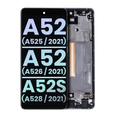 OLED Display with Frame for Samsung Galaxy A52 4G (A525 / 2021) / A52 5G (A526 / 2021) / A52S 5G (A528 / 2021) (Service Pack) (Awesome White)