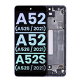 Samsung Galaxy A52/A52s OLED-Display mit Rahmen (Service Pack) Violet