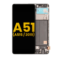 OLED-Display mit Rahmen für Samsung Galaxy A51 4G (Refurbished)