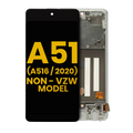 OLED-Display m. Rahmen Samsung A51 5G non-Verizon refurbished Prism White