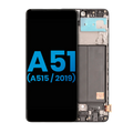 LCD-Display m. Rahmen f. Samsung A51 4G (o. Fingerabd., Incell, alle Farben)