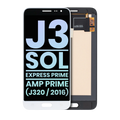 OLED-Display ohne Rahmen für Samsung J3 (J320) Weiß (Service Pack)