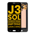 OLED-Display ohne Rahmen für Samsung J3 (J320/2016) Refurbished Schwarz