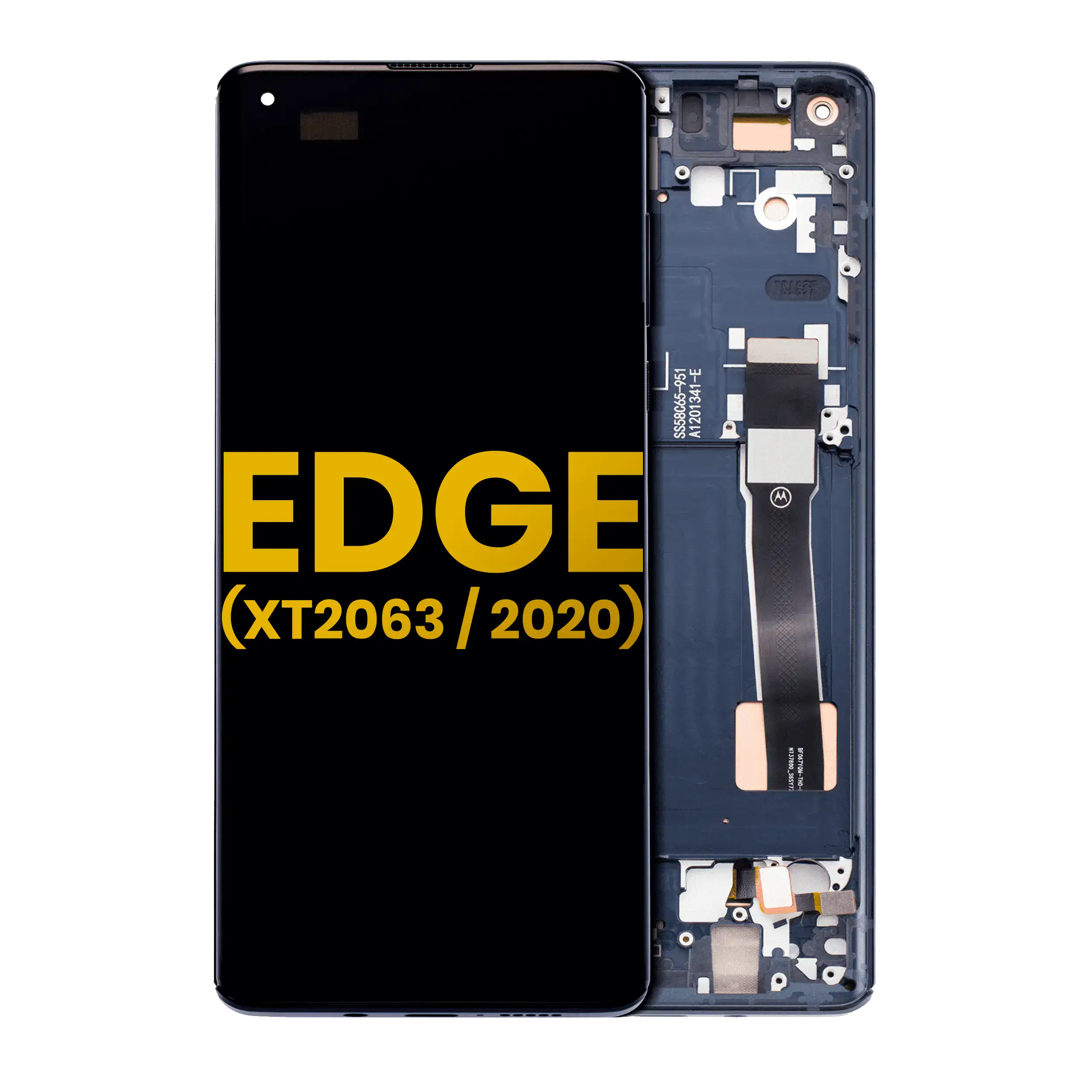 OLED-Display mit Rahmen Motorola Edge 5G Refurbished Solar Black