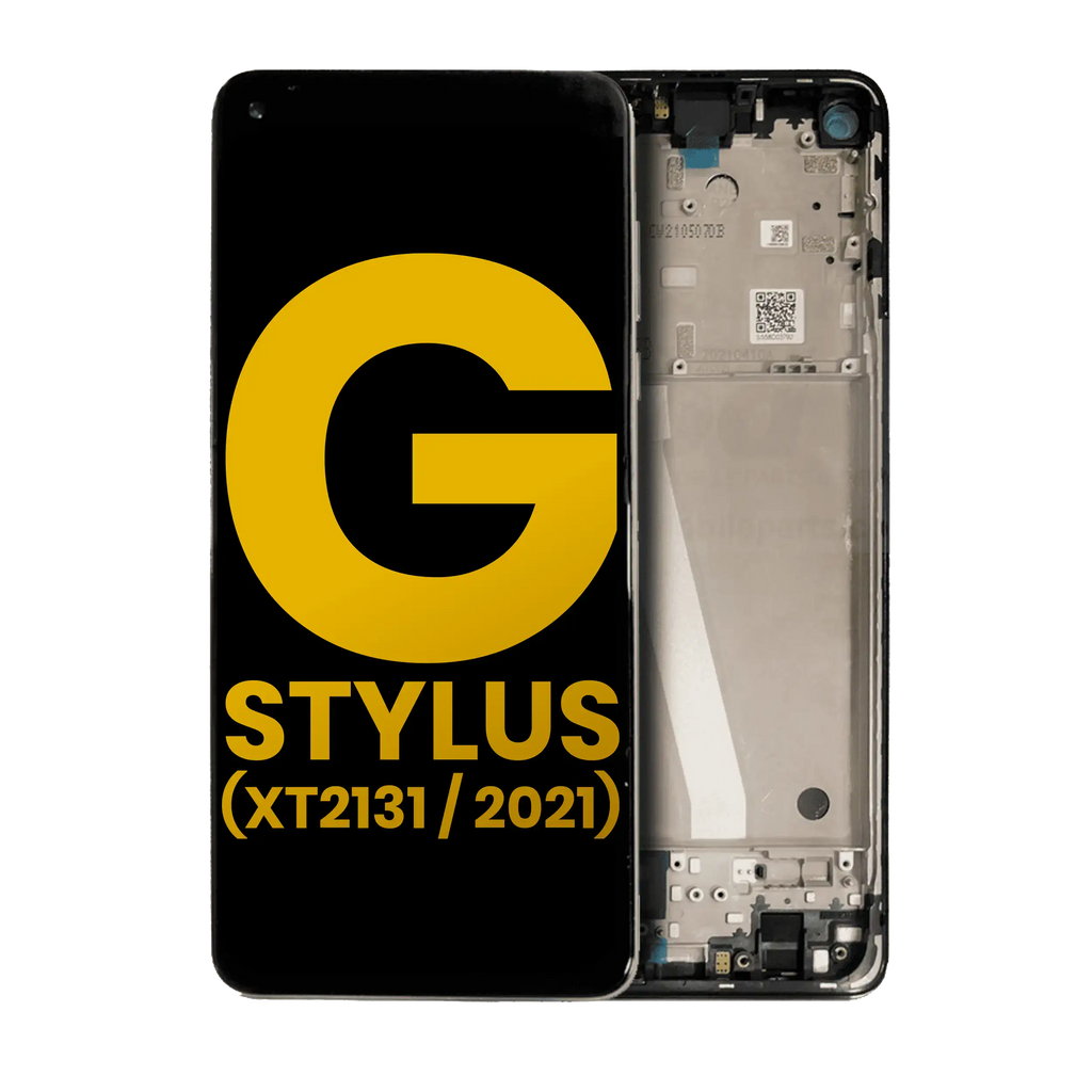 Motorola Moto G Stylus 5G LCD-Display mit Rahmen Refurbished Cosmic Emerald