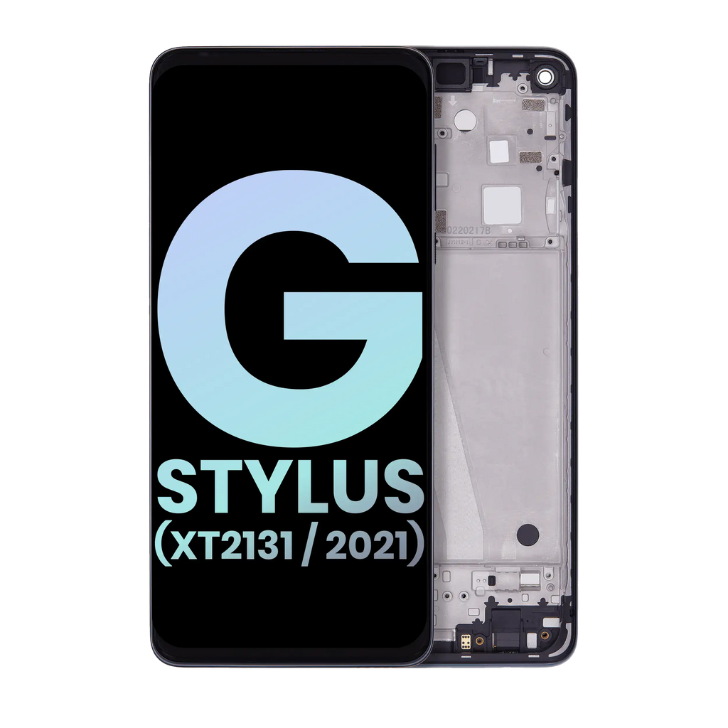 Original Motorola LCD Display with Frame for Moto G Stylus 5G (XT2131 / 2021) – Cosmic Emerald