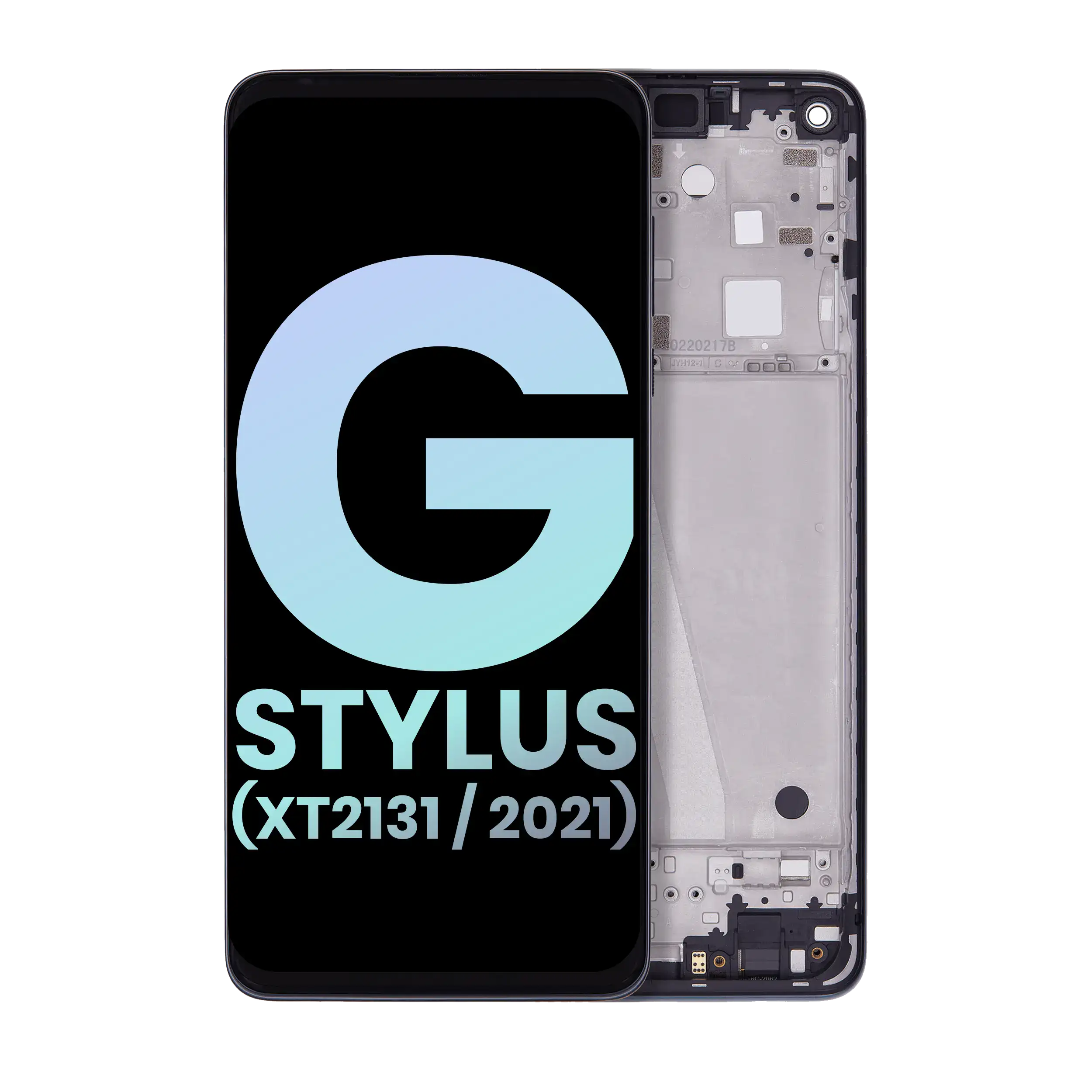 Original Motorola LCD Display with Frame for Moto G Stylus 5G (XT2131 / 2021) – Cosmic Emerald