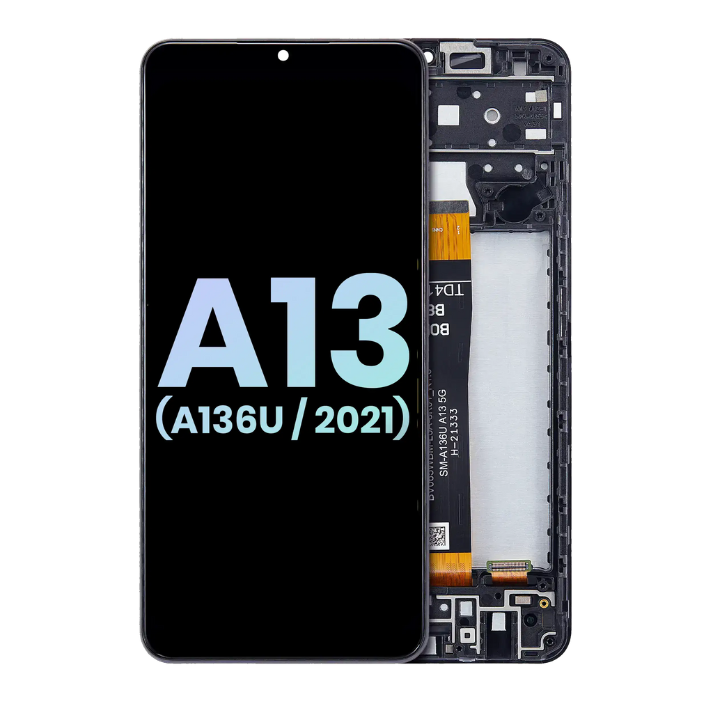 LCD-Display mit Rahmen für Samsung Galaxy A13 5G Service Pack