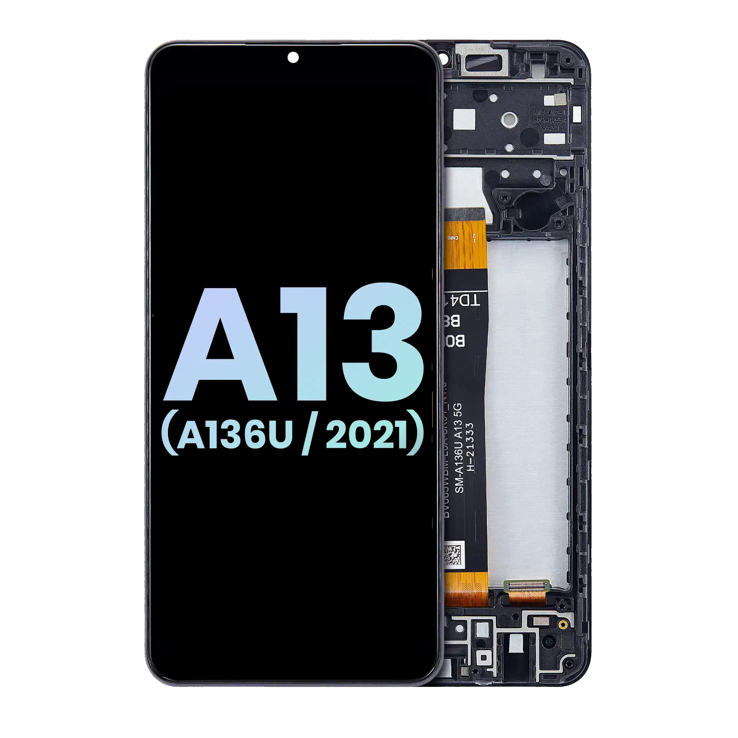 LCD-Display mit Rahmen für Samsung Galaxy A13 5G Service Pack