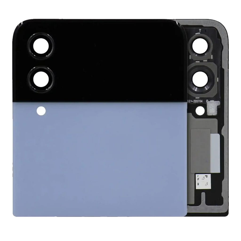 External OLED Display for Samsung Galaxy Z Flip 4 5G (US & International) (Used OEM Pull, B/C Quality) (Blue)